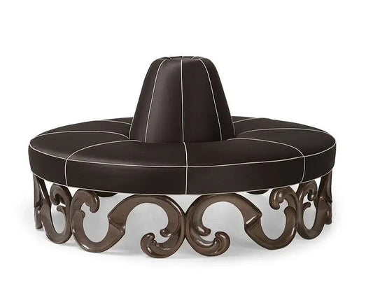 ANGE Baroque Scroll Round Sofa