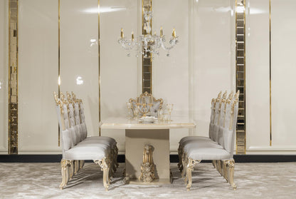 ARIA Victorian Dining Table & Chairs Set