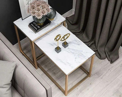 PEVI Modern Nesting Side Tables