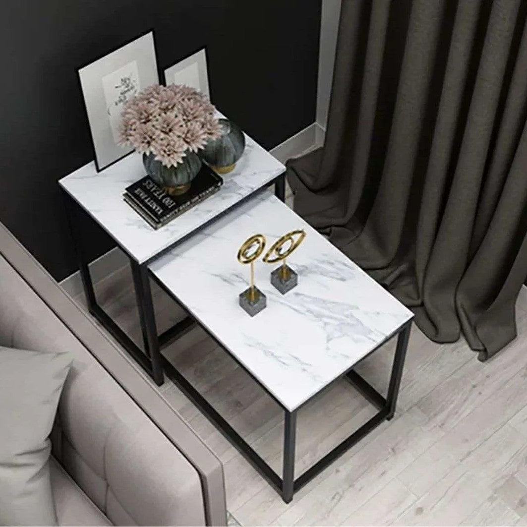 PEVI Modern Nesting Side Tables