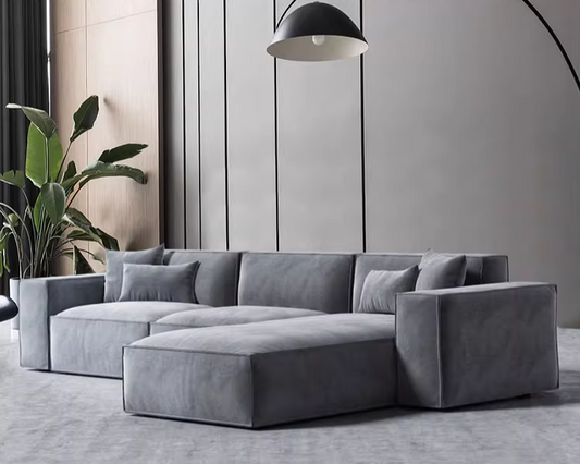 ASEN Sectional Velvet Sofa