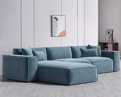 ASEN Sectional Velvet Sofa