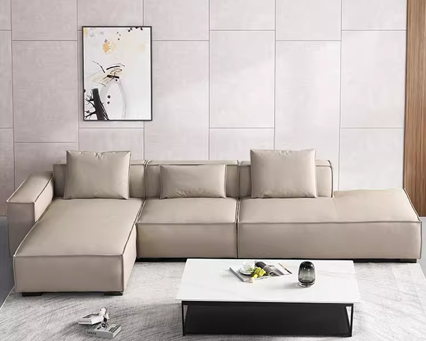 ASEN Sectional Velvet Sofa