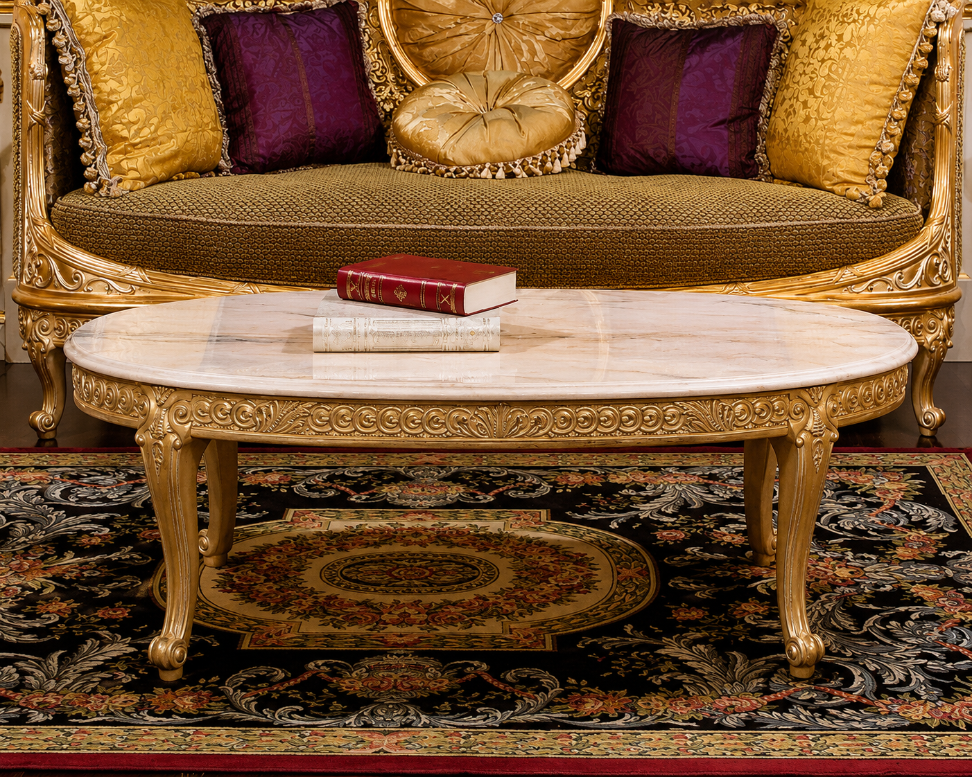 ALEXANDER Classic French Marble Coffee Table