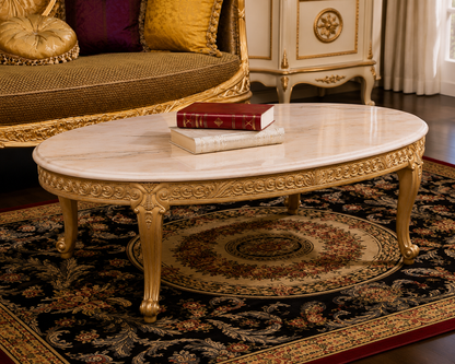 ALEXANDER Classic French Marble Coffee Table