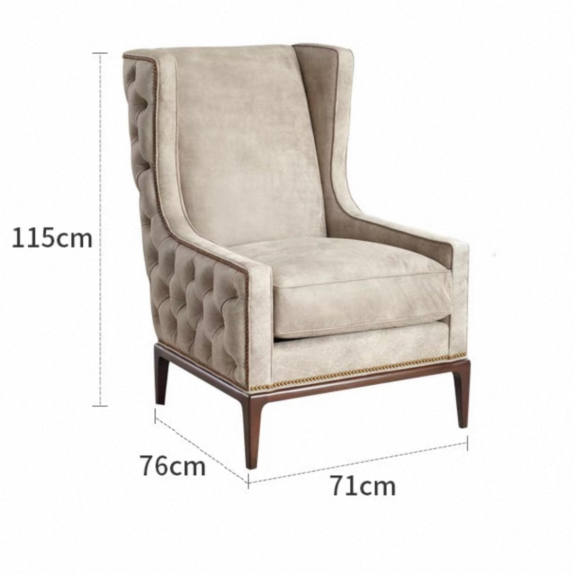 EMRIE Modern Lounge Chair & Ottoman