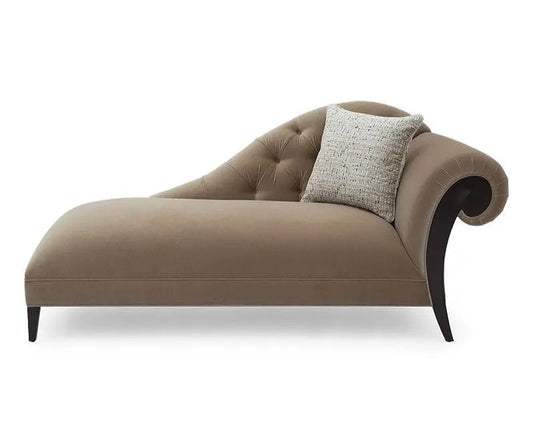 CAMILE Modern Victorian Chaise Lounge