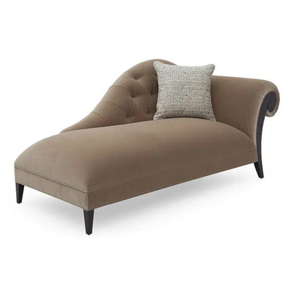 CAMILE Modern Victorian Chaise Lounge