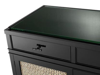 CAMRYN Contemporary Rattan Sideboard