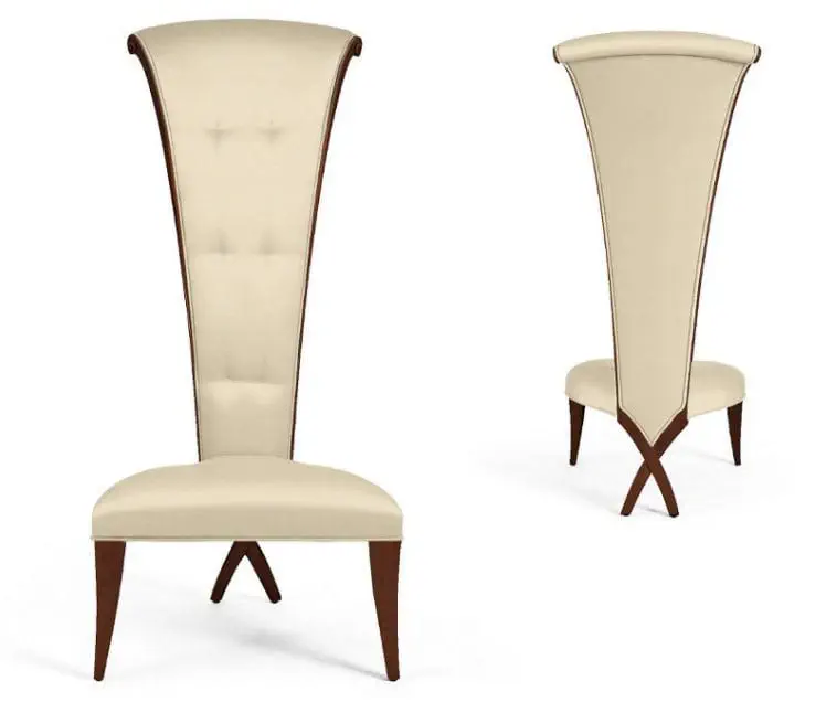 CELESTIN Contemporary Tapered High-Back Dining Chair