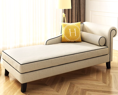 Modern Chesterfield Chaise Lounge