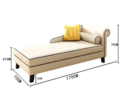 Modern Chesterfield Chaise Lounge