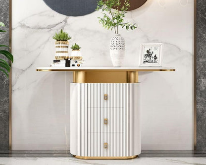 ERIAS Modern Luxe Console Table with Storage