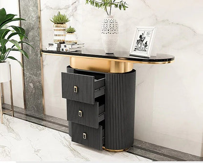 ERIAS Modern Luxe Console Table with Storage