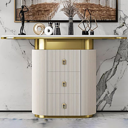 ERIAS Modern Luxe Console Table with Storage