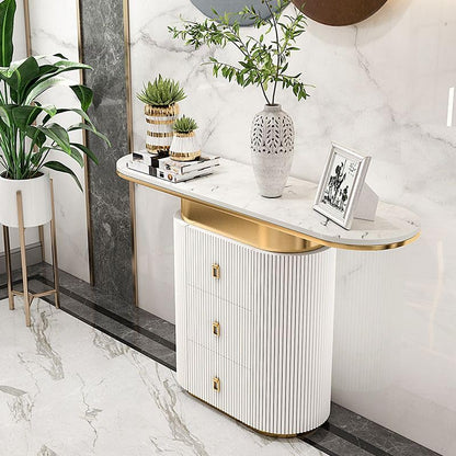 ERIAS Modern Luxe Console Table with Storage