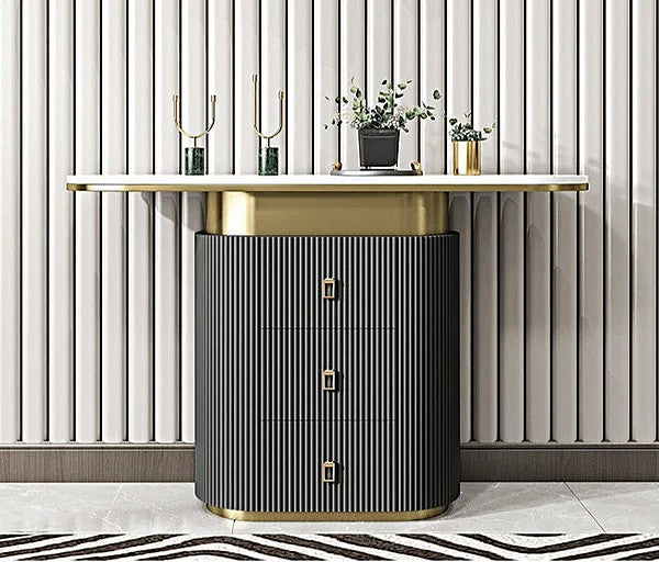ERIAS Modern Luxe Console Table with Storage