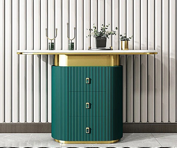 ERIAS Modern Luxe Console Table with Storage
