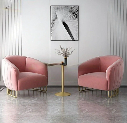 ESOP Minimalist Velvet Accent Chair