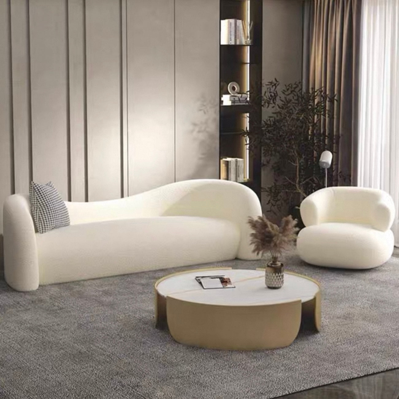 LYDIA Modern Boucle Sofa