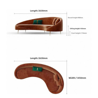 COVE Modern Curve Sofa