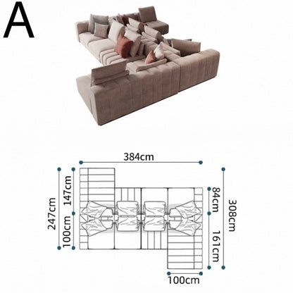 HUGO Modern Sectional Sofa