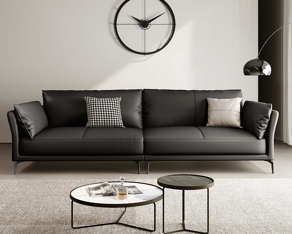 ITSU Modern Leather Sofa