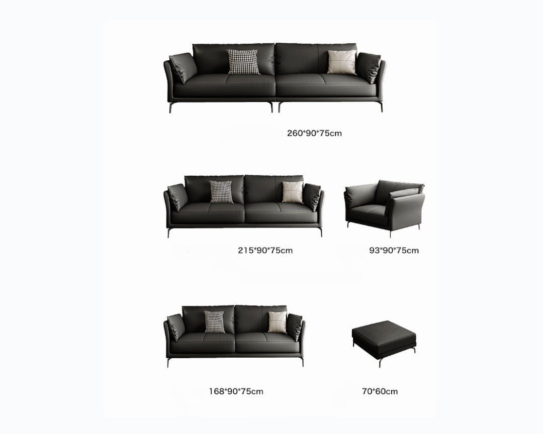 ITSU Modern Leather Sofa