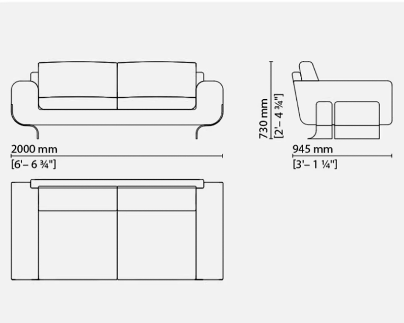 JAE Modern Contemporary Sofa