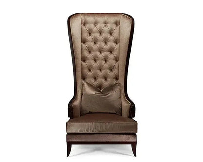 JULIEN Contemporary Luxury High-Back Tufted Wing Chair