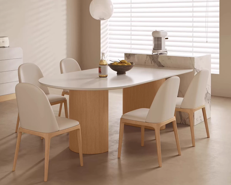 KOEI Japandi Sintered Stone Dining Set