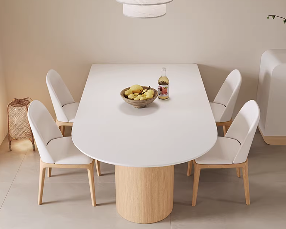 KOEI Japandi Sintered Stone Dining Set