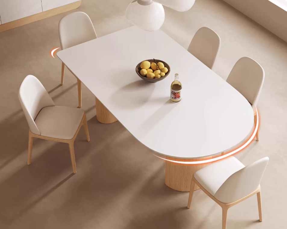 KOEI Japandi Sintered Stone Dining Set