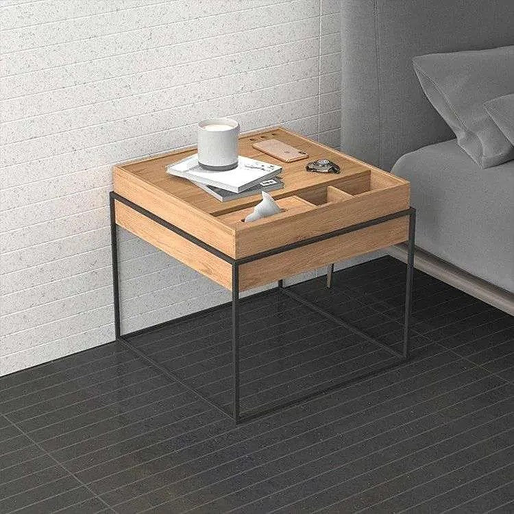 KUREK Rustic Modern Bedside Table