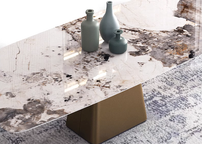 LUMI Modern Marble Dining Table