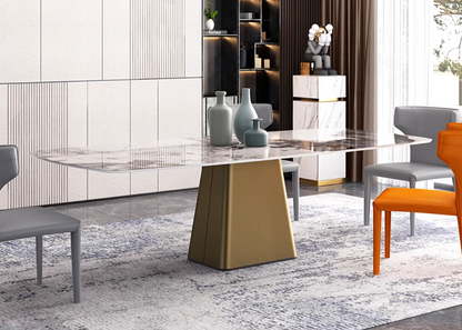 LUMI Modern Marble Dining Table
