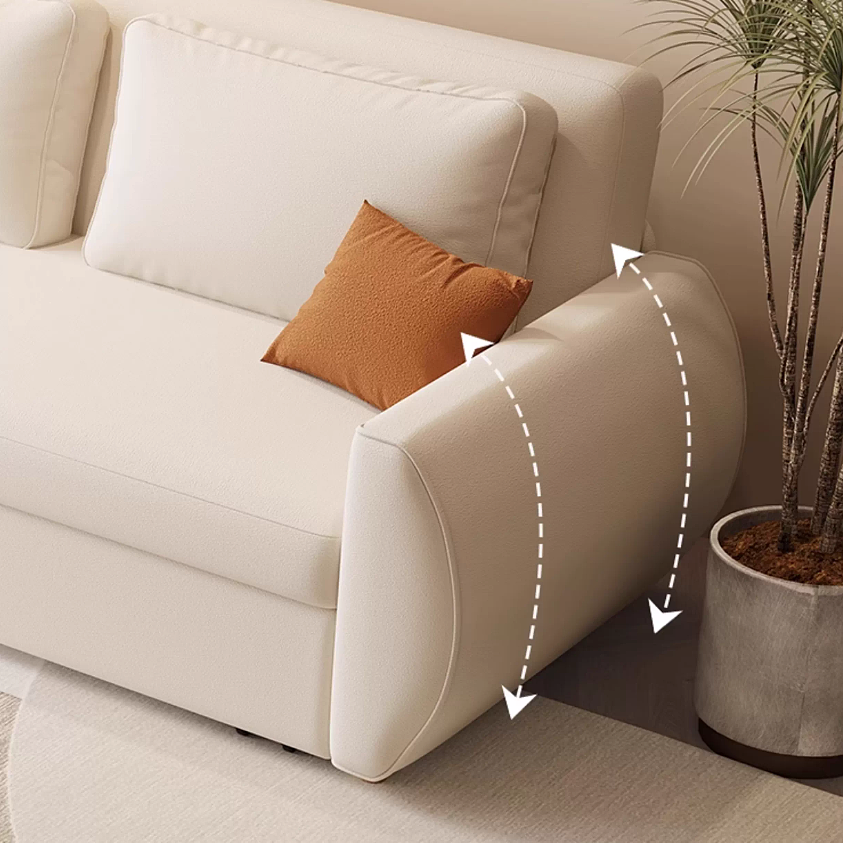 LURALLE Boucle Fabric Sofa Bed