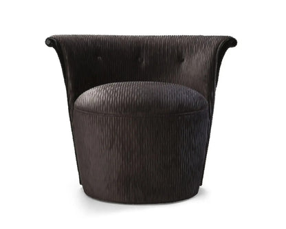 MATHEO Mid-Century Modern Accent Chair / Pouf