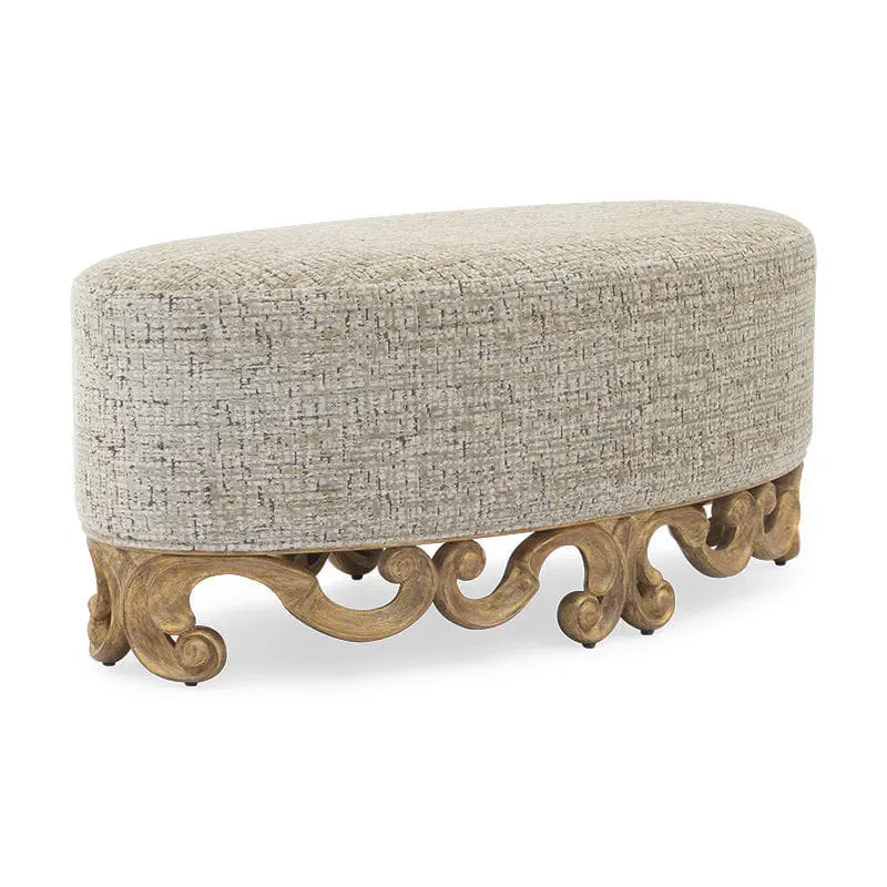 MAXIME Baroque Oval Bench
