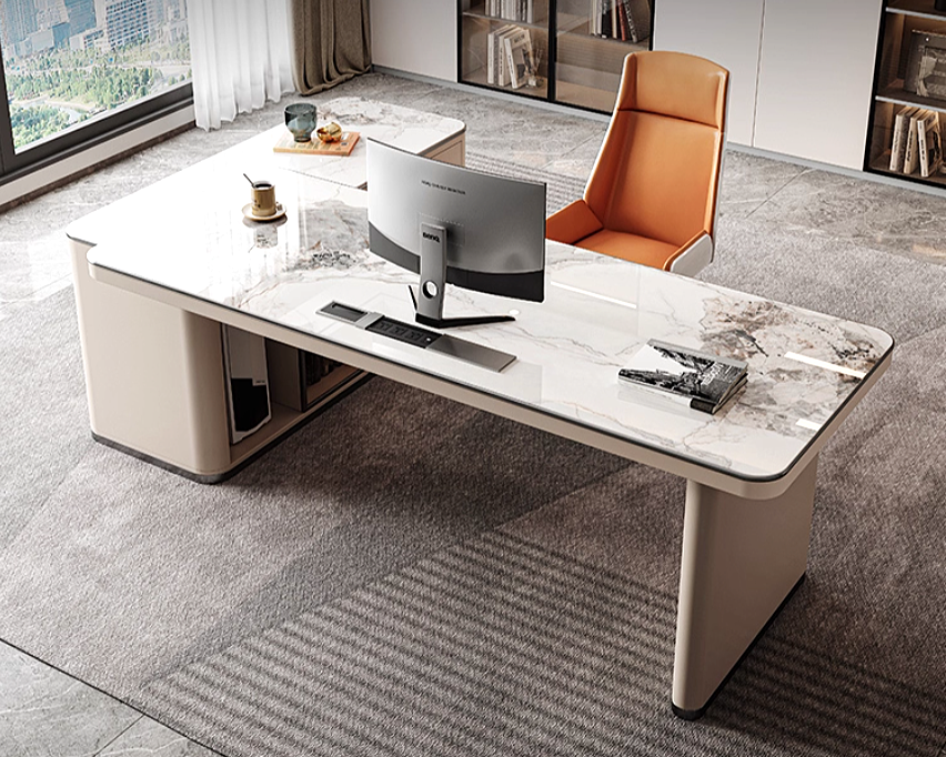 HAMILTON Contemporary Study Table & Swivel Chair Set