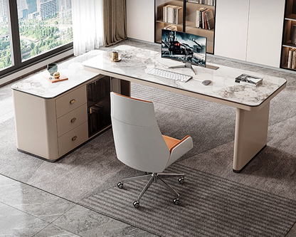HAMILTON Contemporary Study Table & Swivel Chair Set