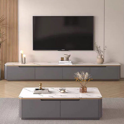 MIREA Modern Sintered Stone TV Console & Coffee Table
