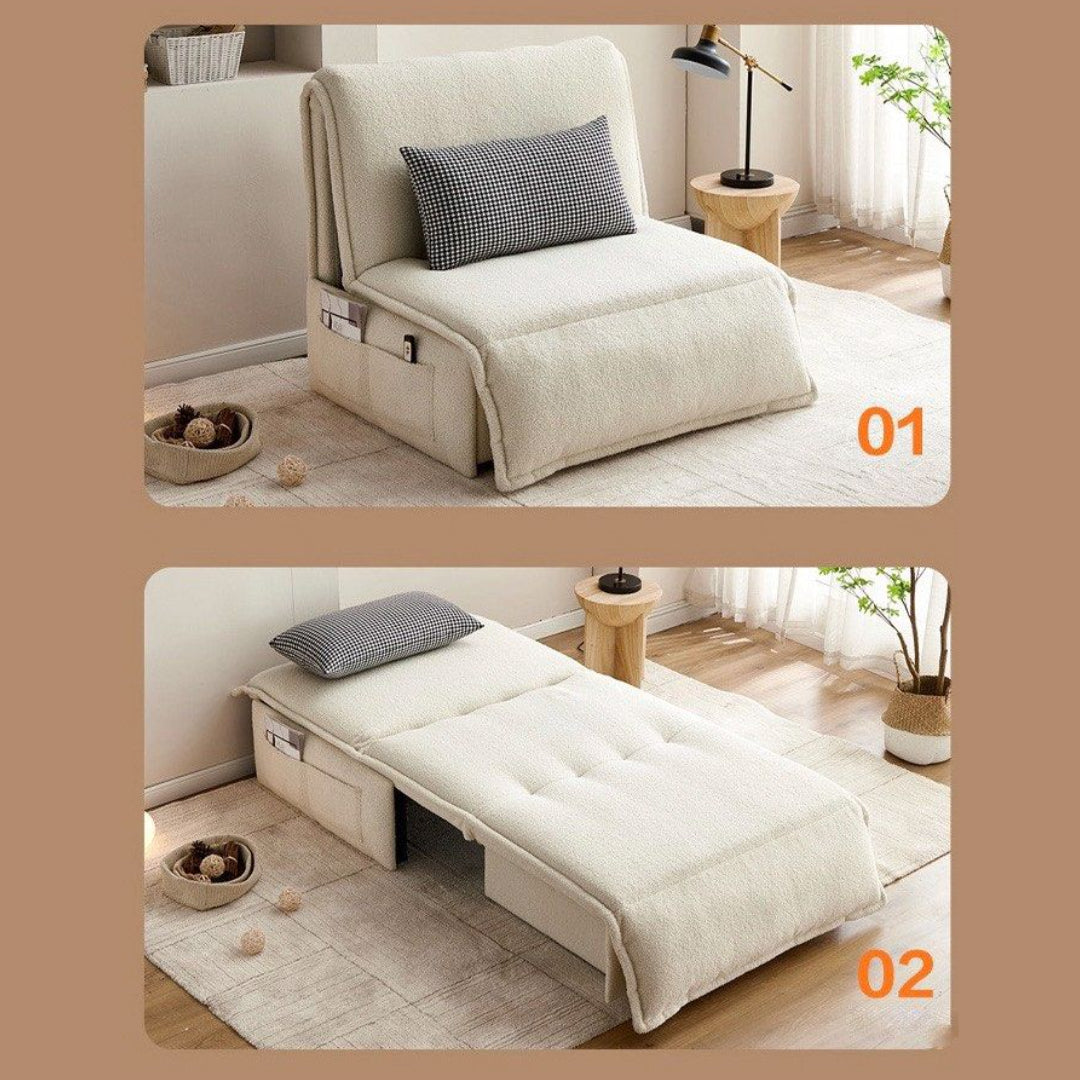 MONAVO Boucle Electric Sofa Bed