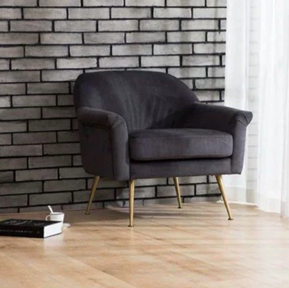 NEBO Minimalist Velvet Armchair