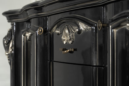 ODASI Baroque Vanity Mirror & Cabinet Set