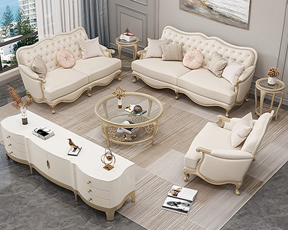 QUEENSLEY Modern Victorian Sofa