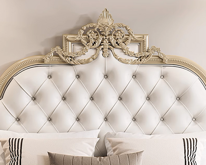 QUEENSLEY Victorian Tufted Bed Frame