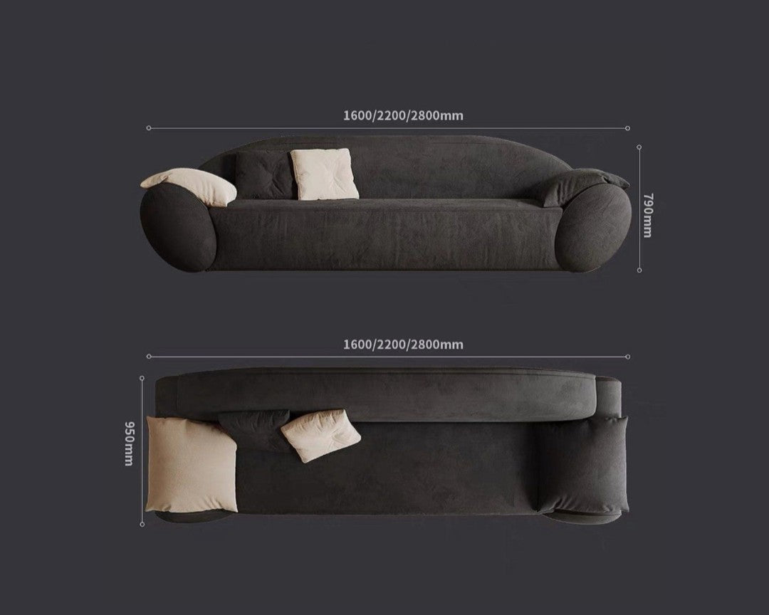 RIVA Modern Velvet Sofa
