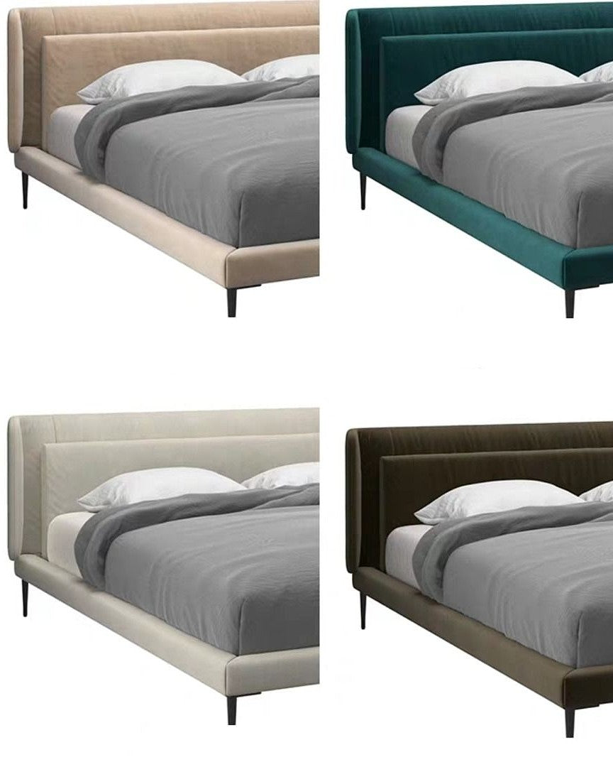 SAED Modern Velvet Bed Frame