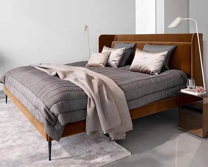 SAED Modern Velvet Bed Frame